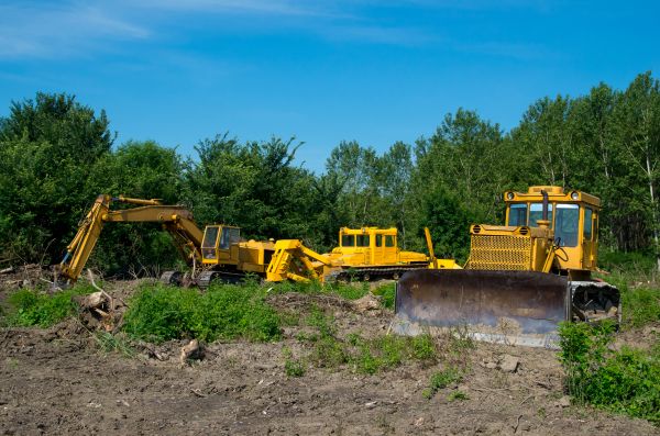 Bulldozer Clearing in Citrus Heights